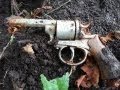 Crime scene bloodied gun found metal detecting 60