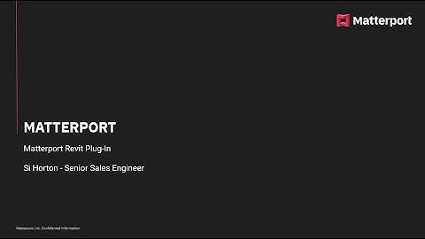 Matterport Revit Plug-In