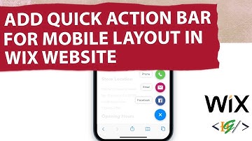 How to Add Quick Action Bar for Mobile Layout in Wix Site