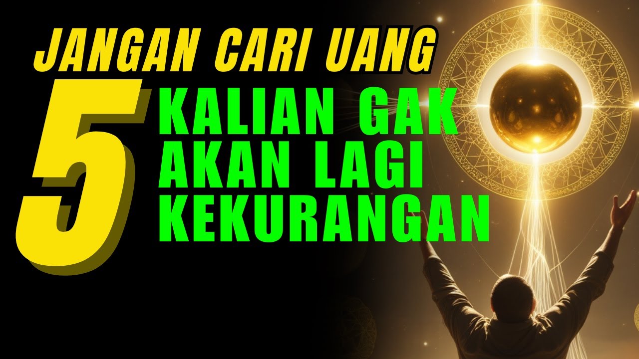 Kalian Gak Akan Lagi Ngerasa Kurang Kalau Paham Manifestasi Uang.