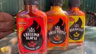 Проверка Остроты / Острые соусы с Carolina Reaper, Ghost Pepper, Habanero