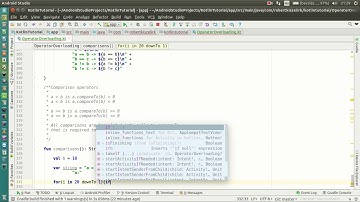 Android Kotlin Tutorial #165 - Operator overloading - Comparison operators