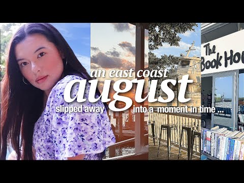 the perfect east coast AUGUST (goodbye to summer) ― the beach, book shopping, TS12 reaction