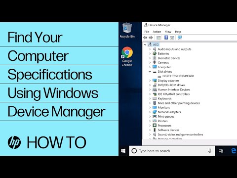 Find Your Computer Specifications Using Windows Device Manager | HP Computers | HP Support hqdefault
