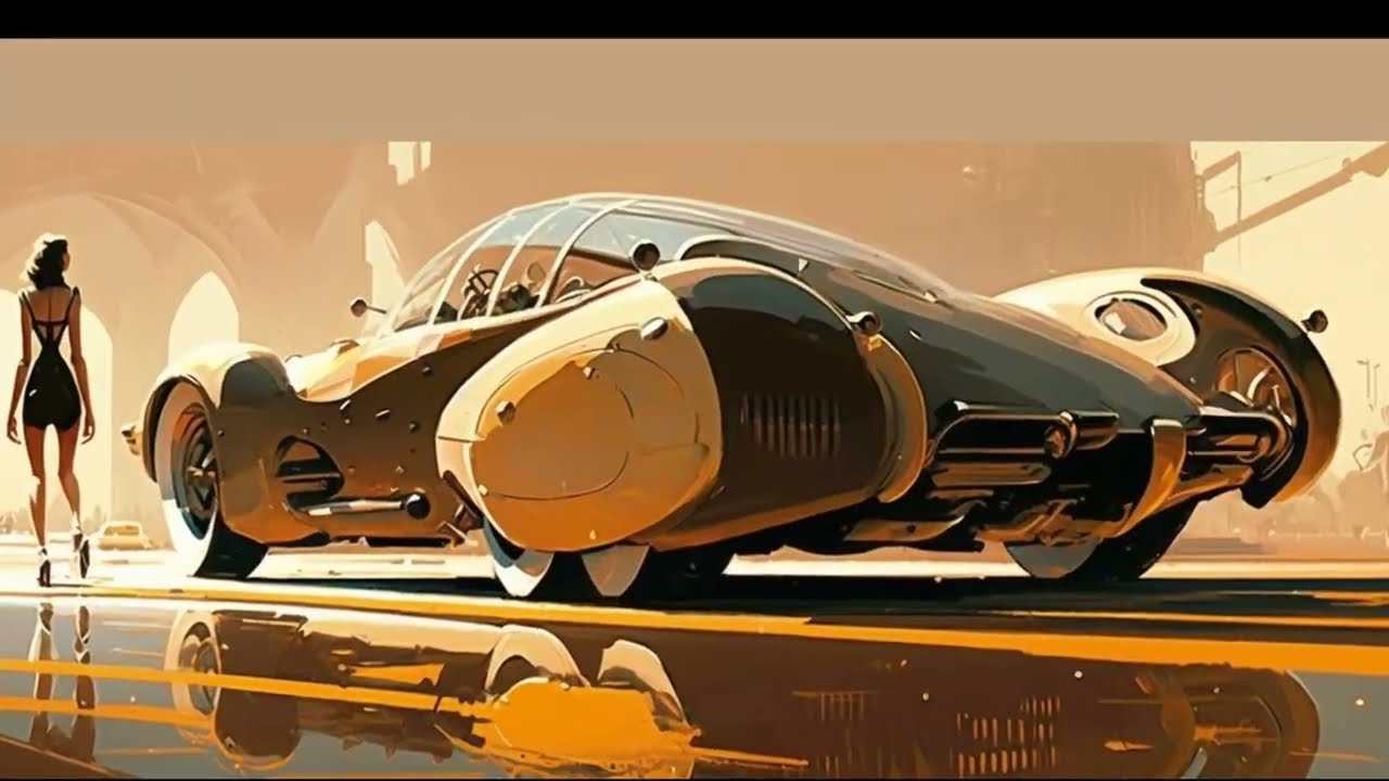 Syd Mead Style Car - YouTube