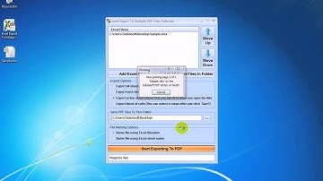How To Use Excel Export To Multiple PDF Files Software