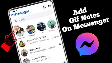 How To Add GIF Notes On Messenger 2025 . Put GIF Notes On Messenger
