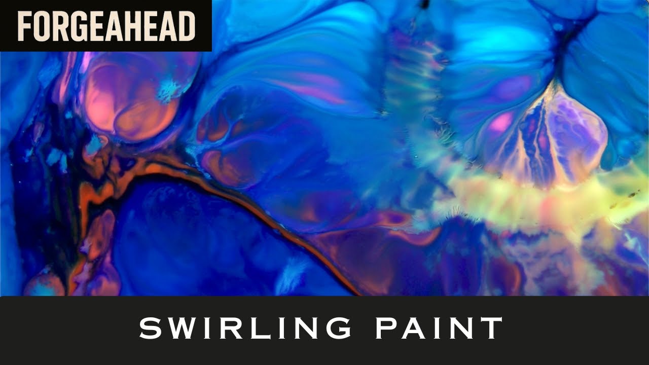 Slow Swirling Paint | Color, Motion & Calm