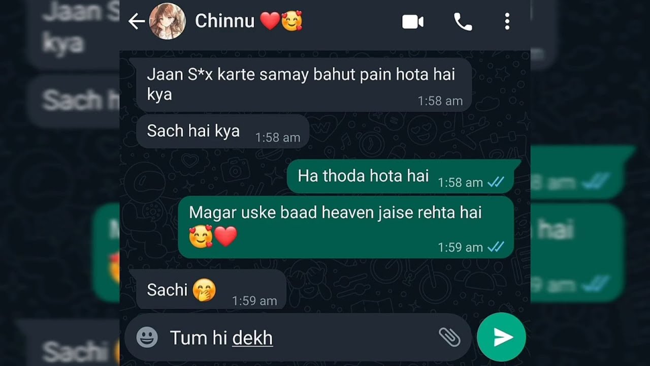 Bf Gf Cute Late Night Chat ❤️|| Heart Touching Ending.. Make You Cry 😖