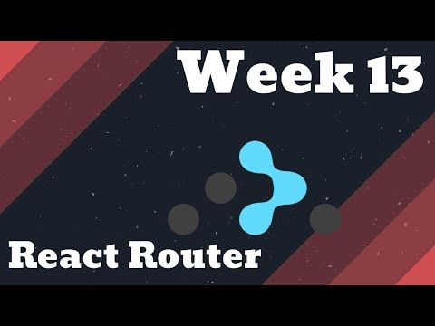 React Router -  Lambda School Week 13