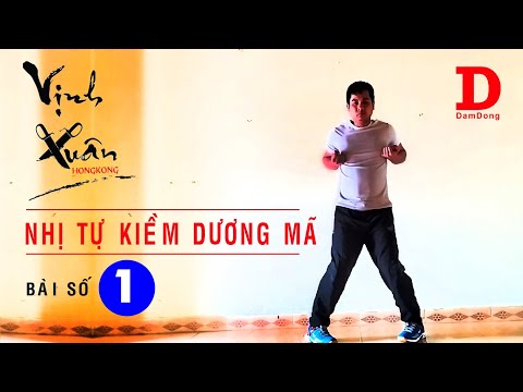 Vịnh xuân quyền căn bản - Bài số 1 (Luyện Nhật tự xung quyền và Nhị tự kiềm dương mã)