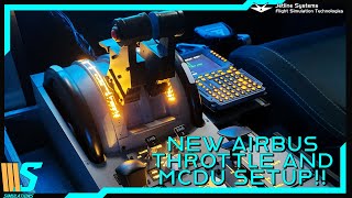 New @piromoretta Airbus Throttle and @javasimulator5843 MCDU setup for upcoming streams Profile