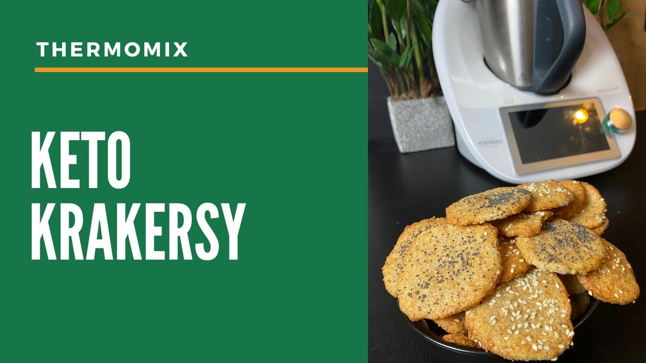 Keto Krakersy Thermomix - najlepszy przepis! + MAKRO w opisie