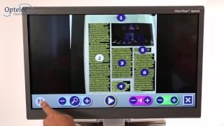 Desktop Video Magnifier Optelec ClearView+ Speech: How does it work