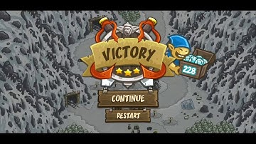 kingdom Rush: Level 7 (Coldstep Mines) 3 stars + Heroic & Iron Challenges - Veteran difficultly