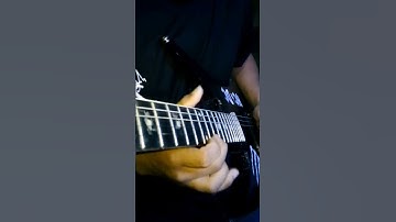 gunslinger - avenged sevenfold solo guitar cover #gunslinger #avengedsevenfold #shorts