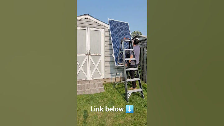 Solar Power On An Old Shed! #solar #lithium #offgrid