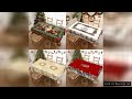 Christmas Tree Snowman Elk Snowflakes Tablecloth Dining Table Reusable Washable Rectangle Tables for