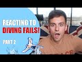 REACTING TO DIVING FAILS | @WaterSexMagic Edition I Tom Daley