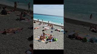 NICE FRANCE 2025 4K SUMMER BEACH WALKING TOUR #nice #street #walking #walktour #travel #vlog