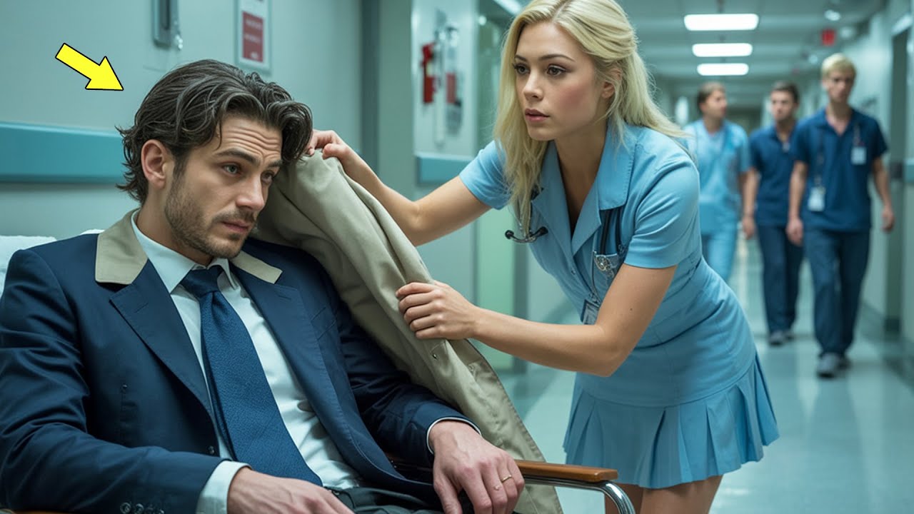 Junge Krankenschwester Deckt Schlafenden Mann Im Krankenhaus Zu – Der Millionärs-CEO Erwacht, Und…