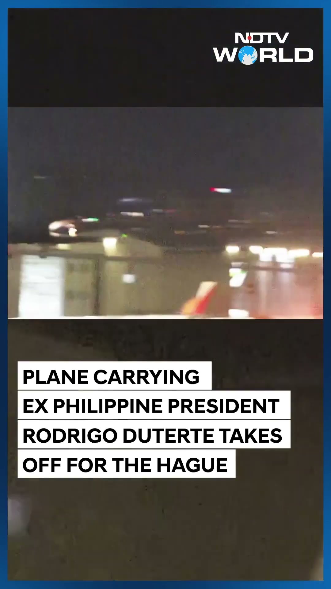 Philippines News | Plane Carrying Ex Philippines President Rodrigo Duterte Leaves For The Hague