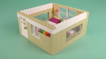 LEGO Bedroom (007) Building Instructions - LEGO Basic Bricks How To Build