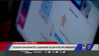 Lesson on remote learning for IPS parents