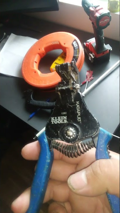 wire strippers #kleintools #electrician