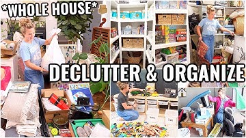 WHOLE HOUSE DECLUTTER AND ORGANIZE 2025!🏠 ORGANIZE WITH ME | DECLUTTERING AND ORGANIZING MOTIVATION