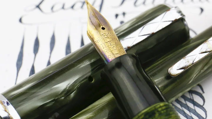 Waterman's Ink Vue Lady Patricia - Green & Grey Ce...
