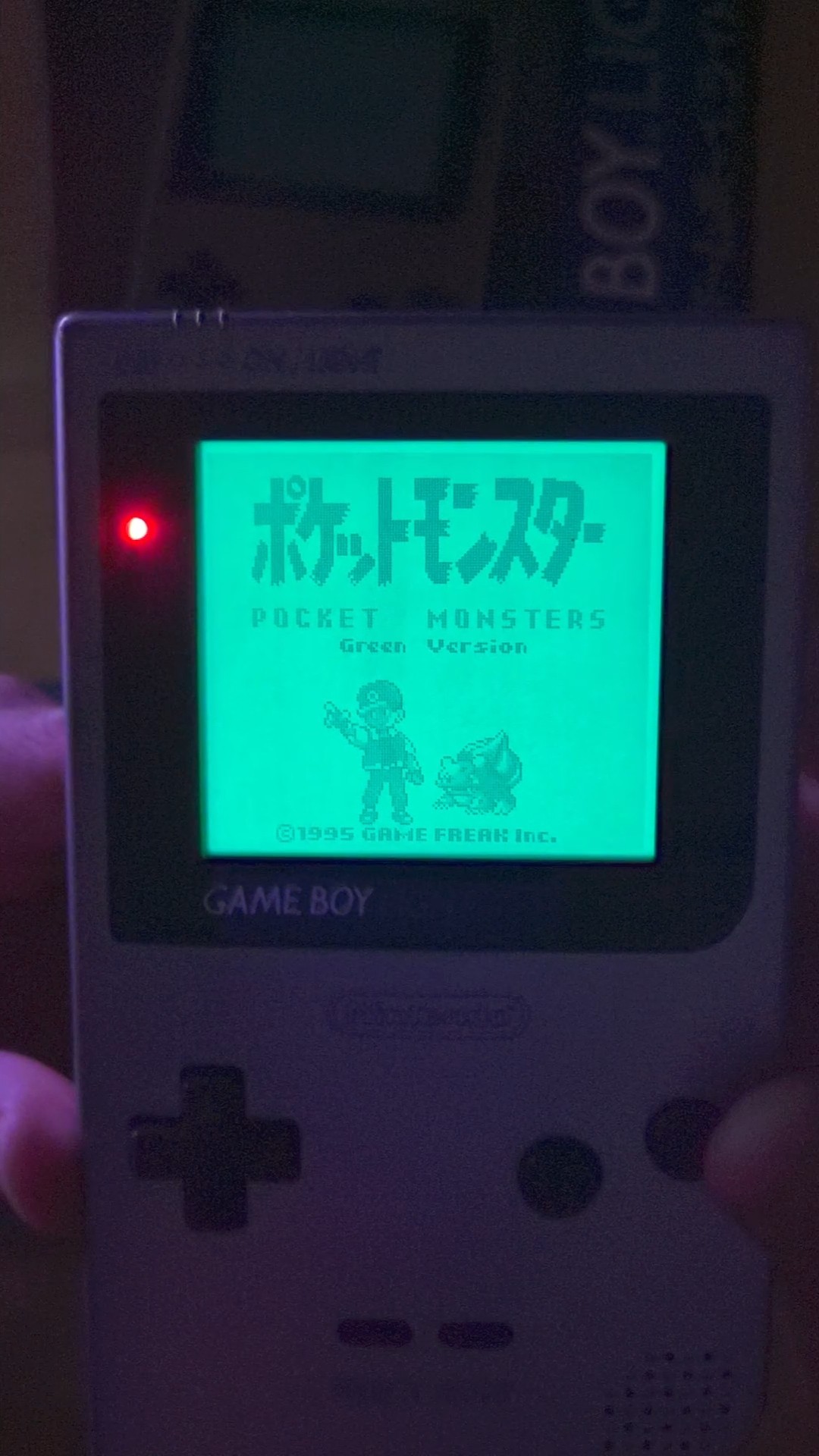 ゲームボーイ 本体 with back light Have you heard of the Game Boy that was equipped with a