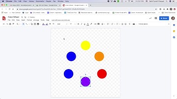 Color Wheel in Google Drawings