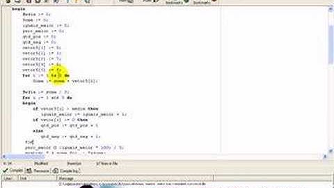 Aula Algorit e Log-Exerc Vetor Complexo Pascal