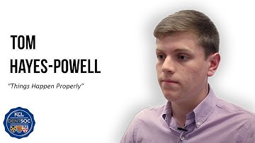 DentSoc President-Elect Interview 2017 - Tom Hayes-Powell