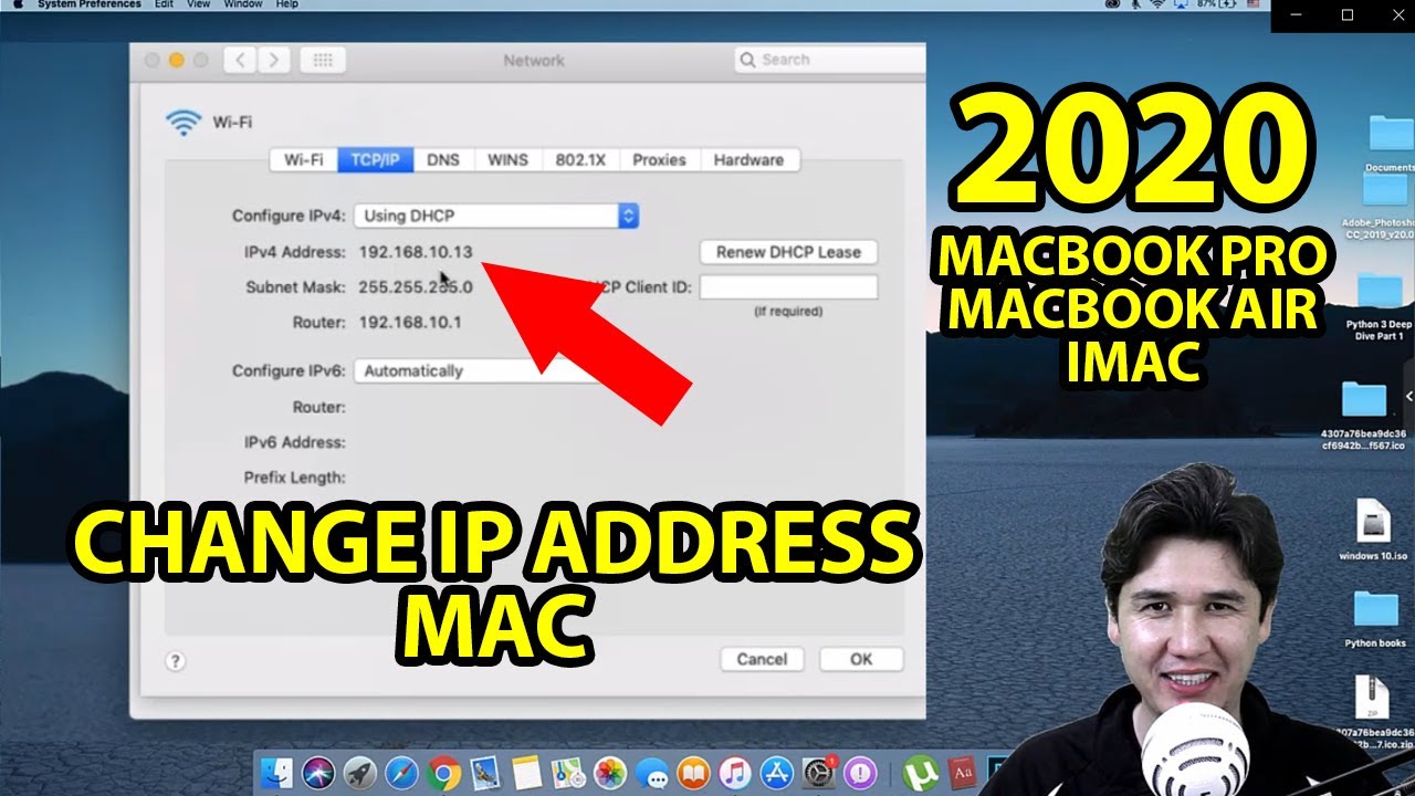 Podemos alterar o endereço MAC e IP?