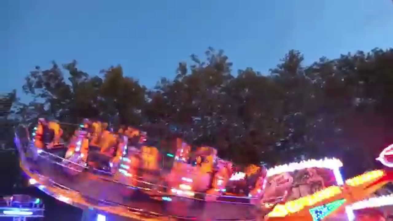 German Carnival Rides (Nighttime HD) YouTube