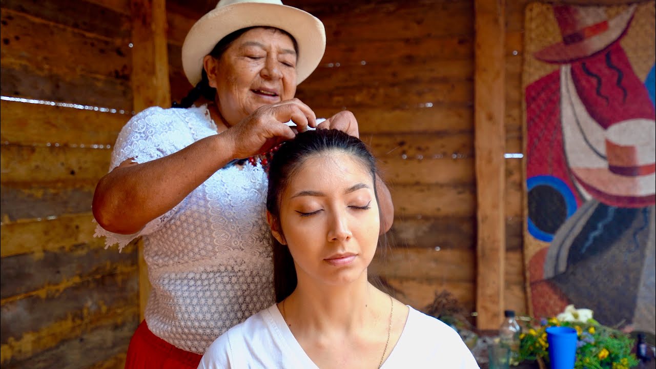 Doña Isabel's ASMR massage & energy cleansing (limpia) with soft whispering sounds