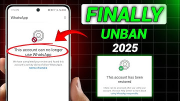 Fix This account can no longer use WhatsApp Problem New 2025 | WhatsApp Unbanned Kaise Kare 2025