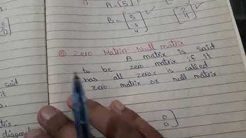 Types of Matrices with examples/ Different types of Matrices explanation in Urdu/Hindi.