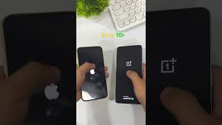 Iphone 11 vs Oneplus 10r Speed Test #shorts
