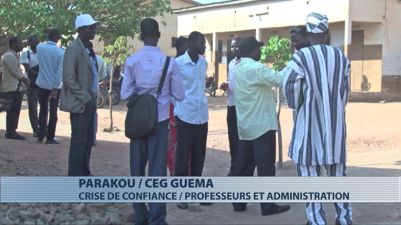Parakou : crise de confiance entre professeurs et administration au Ceg Guema