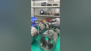 Vortex flowmeter parts, Assemble!​   #measuring #shorts #flowmeter #
