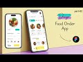 Food Order App UI/UX Design in Figma [Part-02]  | Step-By-Step