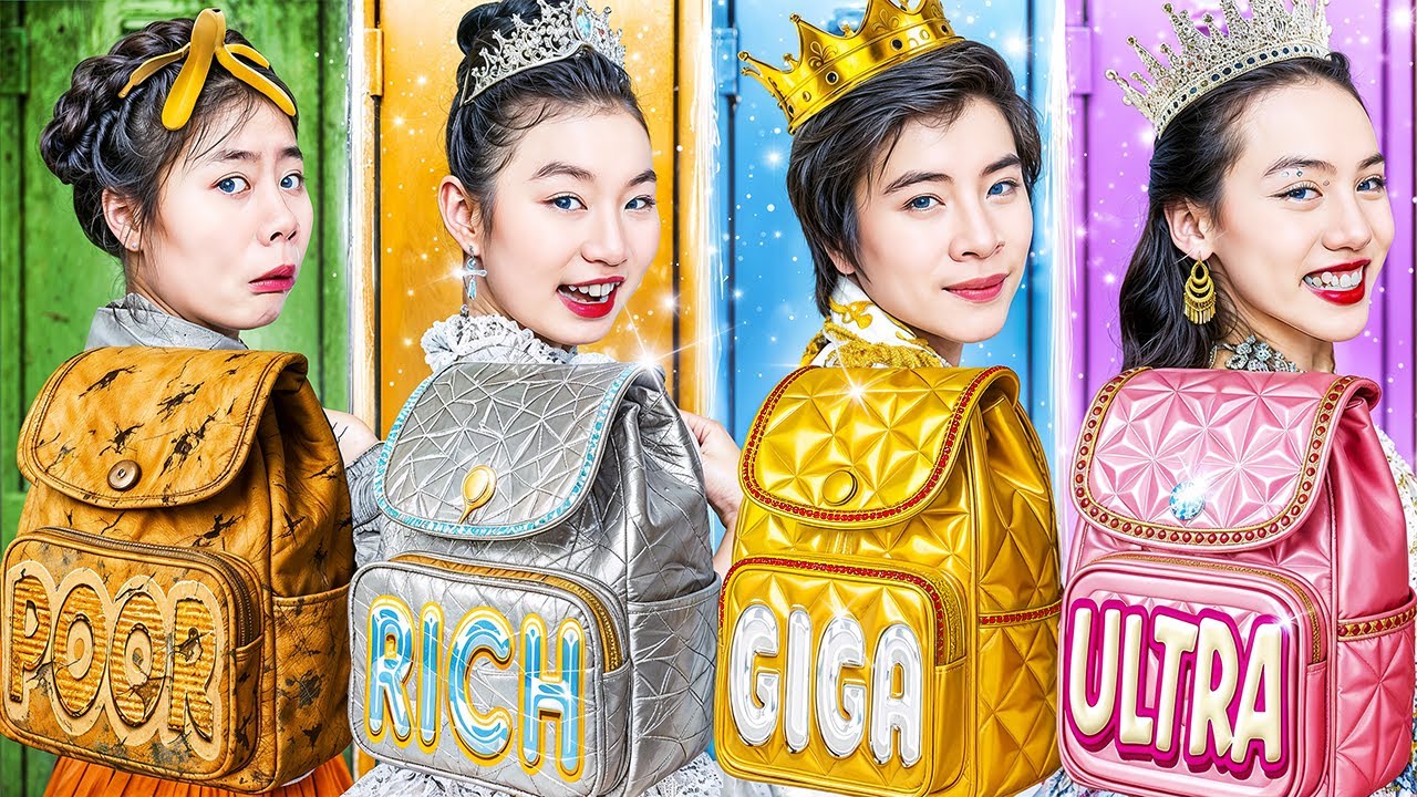 Богатые Против Бедных Против Супербогатых Против Сверхбогатых Учеников В Школе!