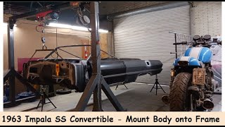 Mount Body onto Frame 1963 Impala SS Convertible - Another Parts FAIL -     DIY Auto Restoration by Guzzi Fabrication - D.I.Y Auto Restoration 3,871 views 6 months ago 13 minutes, 15 seconds
