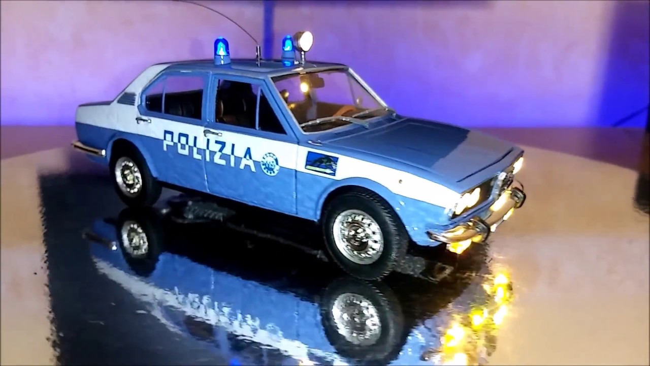 Die Cast Led Modellino 1 24 Alfa Romeo Alfetta 1 8 1972