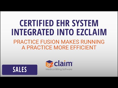 Practice Fusion EHR Integrated Into EZClaim