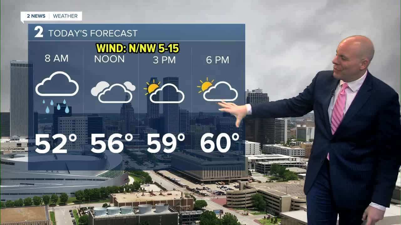 Wet start to Thursday; Isolated showers will remain in the afternoon ...