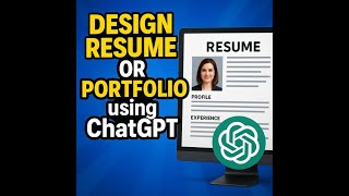 How to make new Resume or Portfolio using ChatGpt Online Free